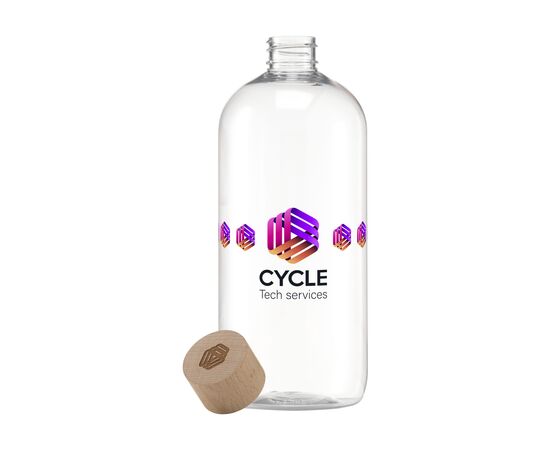 RPET Beech Bottle 750 ml waterfles Transparant -  W50004