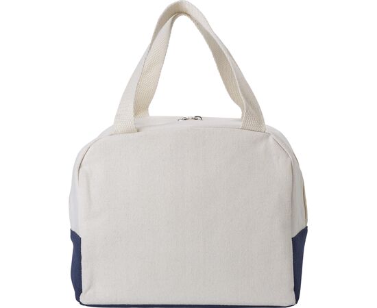 Cotton (280 gr/m²) cooler bag Alex Navy, Naturel -  967401.313