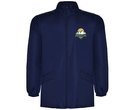 Coupe-vent léger et unisexe Escocia Navy Blue - Roly R50741R2