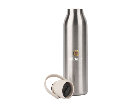 Circular&Co Recycled Stainless Steel Bottle 750 ml White - Circular and co W50610