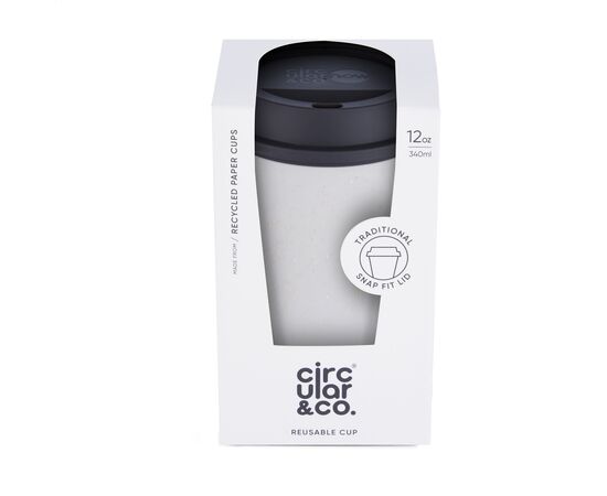 Circular&Co Recycled Now Cup 340 ml Kaffeebecher Storm grey - Circular and co W50990