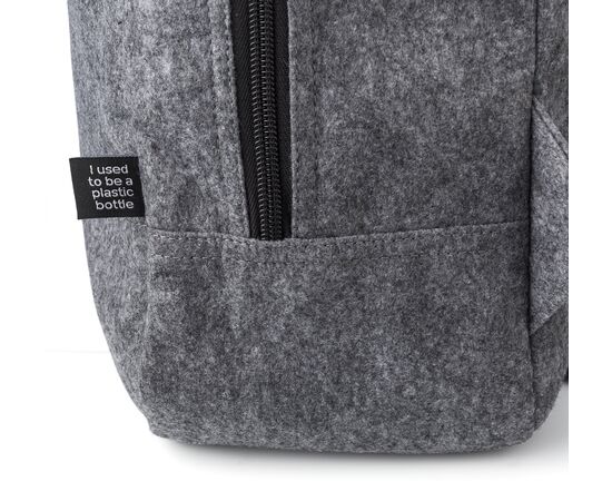 rPET felt backpack Eleanor Dark grey -  970944.491