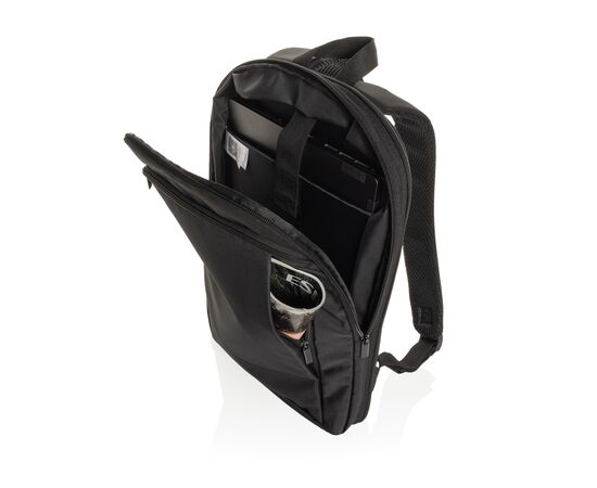 Flexpack Aware™ RPET Expandable Slim 15.6" Laptop Backpack Black - XD Collection P763.4901