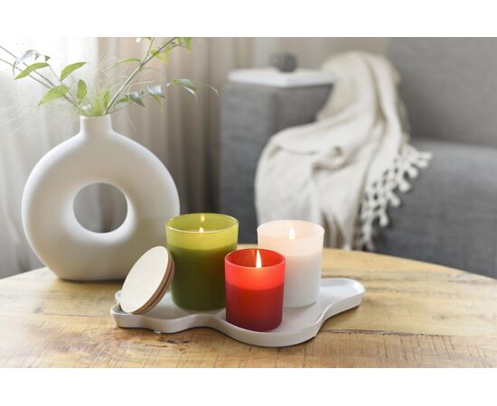 Bougie dans un contenant en verre Josiah Blanc -  971839.002