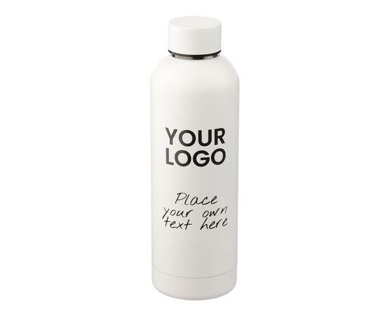 Recycled stainless steel bottle (500 ml) Isaiah White -  971864.002