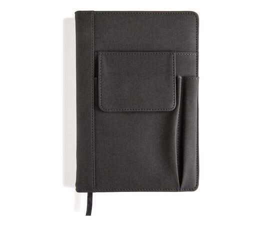 Notebook with phone pocket Black - XD Collection P773.071