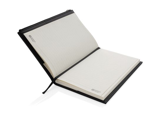 Swiss Peak A5 Notizbuch mit Zipper-Tasche Schwarz - Swiss Peak P774.141