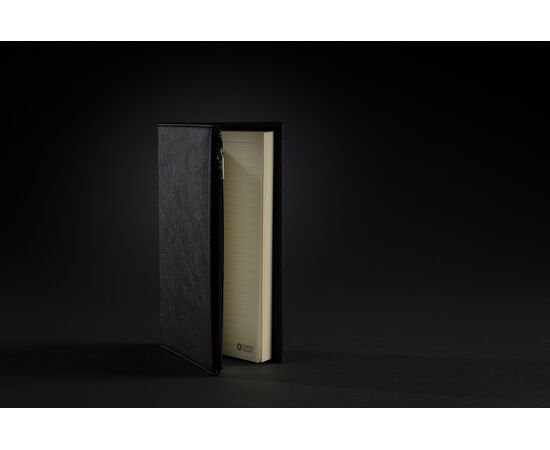 Swiss Peak A5 Notizbuch mit Zipper-Tasche Schwarz - Swiss Peak P774.141