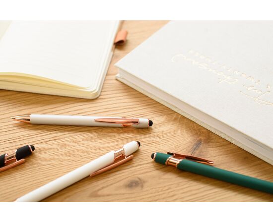 Stylo bille en aluminium Anthony Noir -  971888.001.Blauwschrijvend