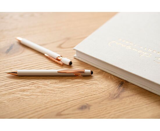 Stylo bille en aluminium Anthony Noir -  971888.001.Blauwschrijvend