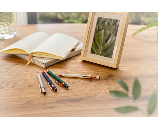 Stylo bille en aluminium Anthony Noir -  971888.001.Blauwschrijvend