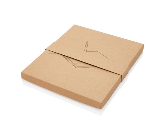 Carnet de notes en liège avec stylo en bambou A5 Brun - XD Collection P773.779