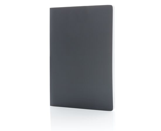 Impact softcover stone paper notebook A5 Anthracite - XD Collection P774.212