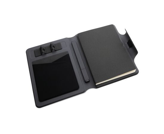 Carnet de notes A5 avec chargeur magnétique 10 W Artic Noir - XD Xclusive P774.312