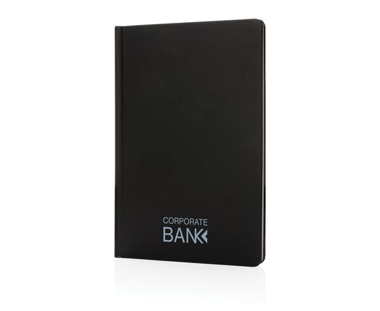 Carnet A5 à couverture rigide en papier de pierre IMPACT Noir - XD Collection P774.351