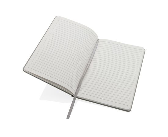 A5 Impact Steinpaper Hardcover Notizbuch Grau - XD Collection P774.352