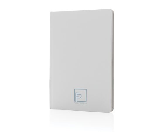 A5 Impact stone paper hardcover notebook White - XD Collection P774.353