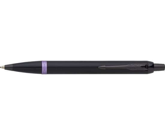 Stylo bille Parker IM Vibrant Rings Noir, Bleu -  1006049.081.Blauwschrijvend