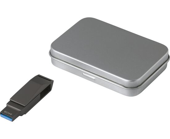 Zinc alloy USB stick Dorian Gun metal -  1001763.411