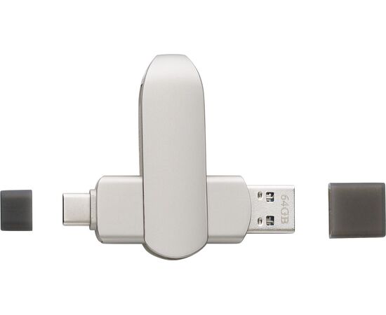 Clé USB twist 3.0 64 Go Harlow Argent -  1001765.032