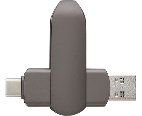 USB-Stick aus verzinkter Oberfläche Harlow Gun metal -  1001765.411