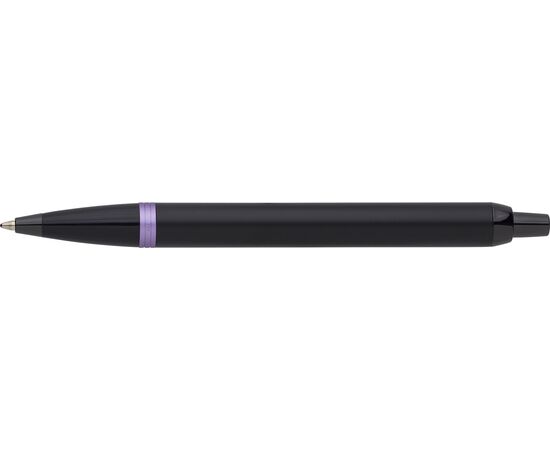 Stylo bille Parker IM Vibrant Rings Noir, Bleu -  1006049.081.Blauwschrijvend