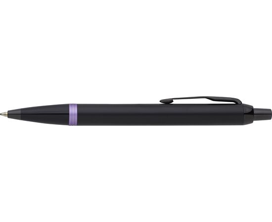 Stylo bille Parker IM Vibrant Rings Noir, Bleu -  1006049.081.Blauwschrijvend