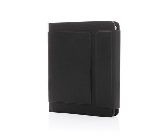 Swiss Peak Heritage RCS rPU A5 stone paper portfolio Black - Swiss Peak P774.421