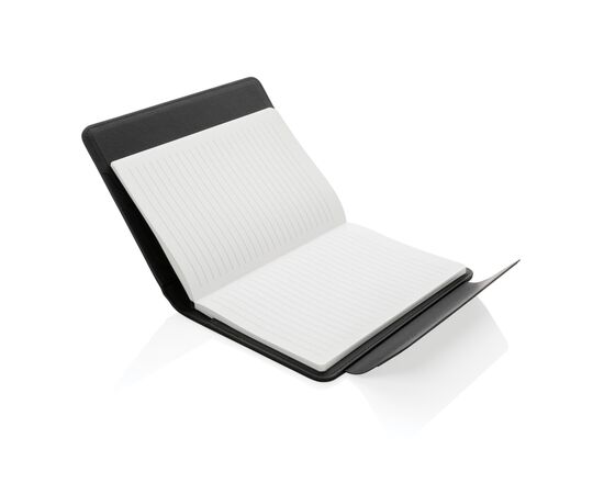 Swiss Peak Heritage RCS rPU A5 stone paper portfolio Black - Swiss Peak P774.421