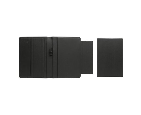 Swiss Peak Heritage RCS rPU A5 stone paper portfolio Black - Swiss Peak P774.421