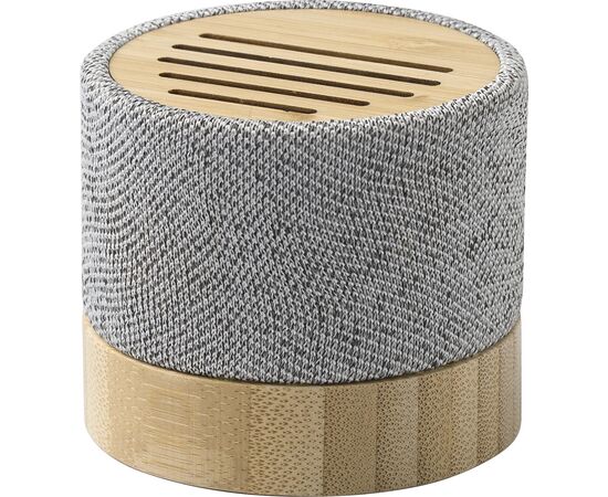 Enceinte sans fil en bambou Cory Gris -  1014855.003