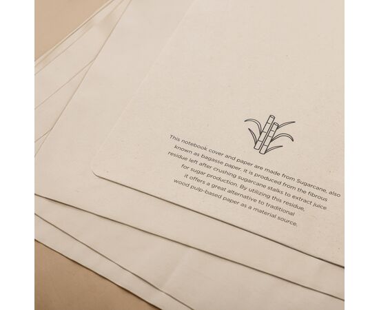 Stylo Sugarcane paper A5 Notebook Blue - XD Collection P774.555