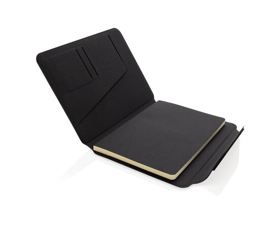 Conférencier A5 en noyer et rPET AWARE™ Teri Noir - XD Xclusive P774.6401