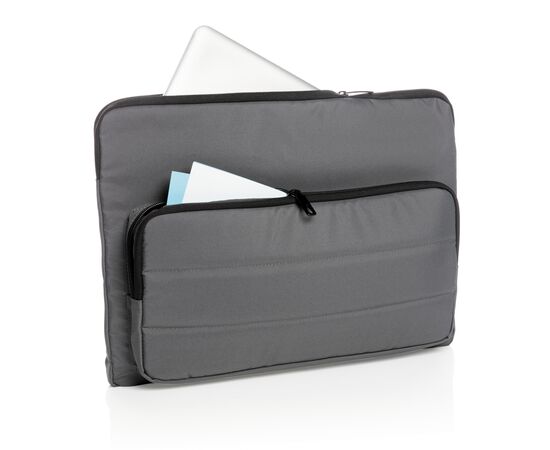 Impact AWARE™ RPET 15.6" laptop sleeve Anthracite - XD Xclusive P788.032