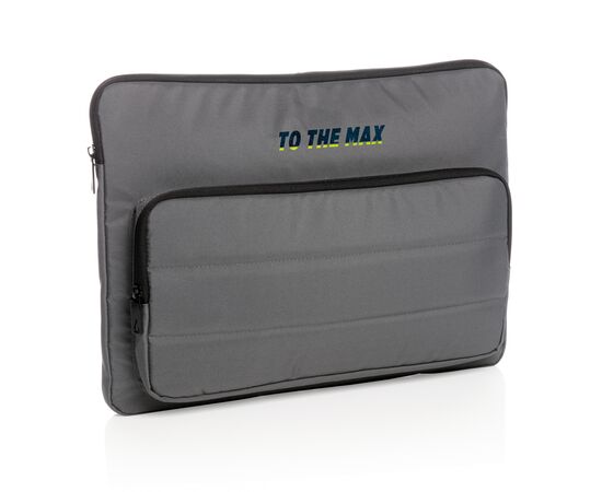 Impact AWARE™ RPET 15.6" laptop sleeve Anthracite - XD Xclusive P788.032