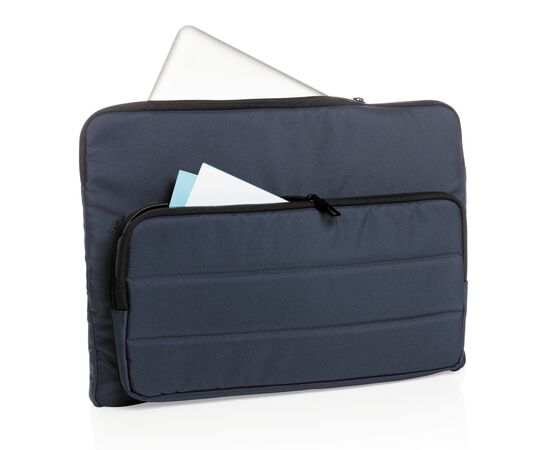 Impact AWARE™ RPET 15.6" laptop sleeve Dark blue - XD Xclusive P788.035
