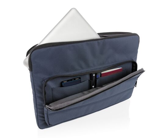 Impact AWARE™ RPET 15.6" laptop sleeve Dark blue - XD Xclusive P788.035
