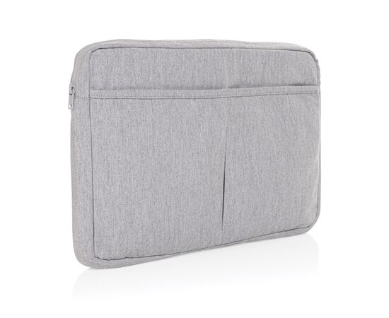 Laluka AWARE™ recycled cotton 15.6 inch laptop sleeve Grey - XD Collection P788.142