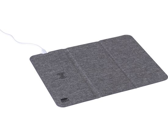 rPET wireless fast charger mousemat Selene Grey -  1015147.003