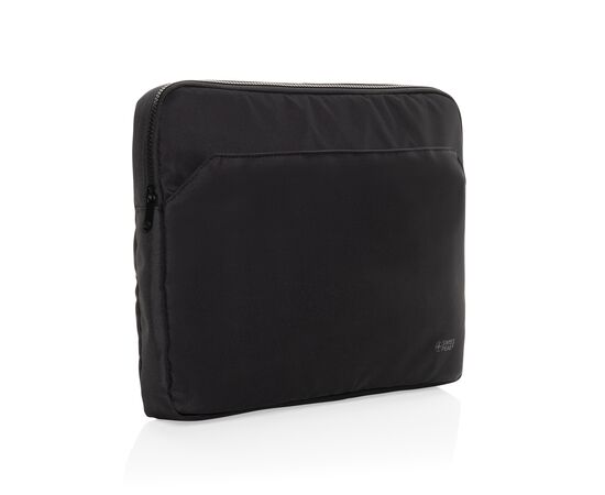 Swiss Peak Aware™ RPET Essential 15.6 inch laptop sleeve Black - Swiss Peak P788.1601