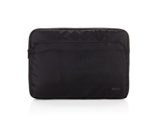 Swiss Peak Aware™ RPET Essential 15.6 inch laptop sleeve Black - Swiss Peak P788.1601