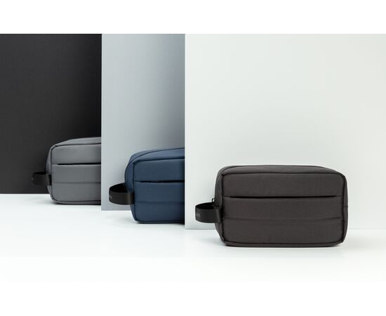 Impact AWARE™ RPET toiletry bag Dark blue - XD Xclusive P820.205
