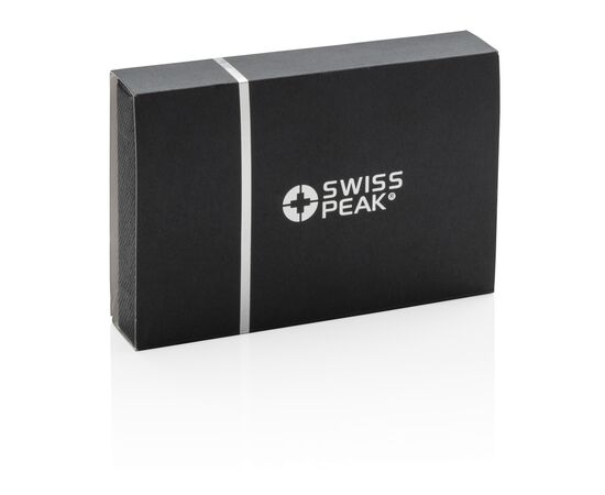 RFID anti-skimming card holder Black - Swiss Peak P820.420