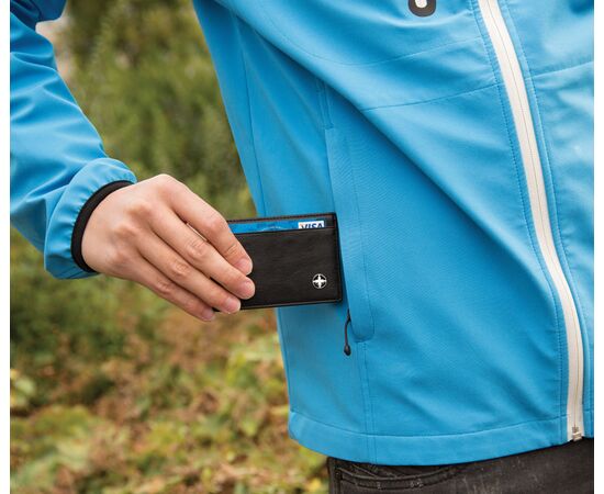 RFID anti-skimming card holder Black - Swiss Peak P820.420
