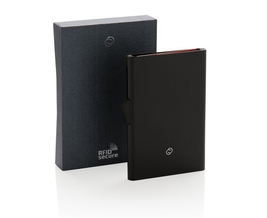 Porte-cartes en aluminium anti RFID C-Secure Noir - C-Secure P820.491