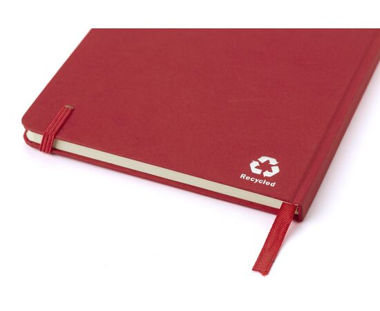 Gerecycled kartonnen notitieboekje (A5) Evangeline Wit -  1015150.002