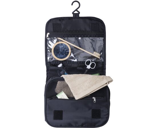 Polyester (210D) reistoilettas Merrick Zwart -  1015159.001