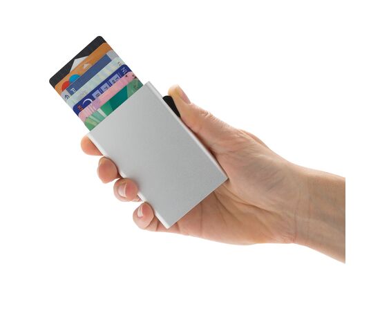 Porte-cartes en aluminium anti RFID C-Secure Argent - C-Secure P820.492