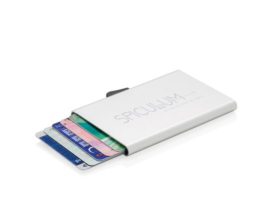 Porte-cartes en aluminium anti RFID C-Secure Argent - C-Secure P820.492