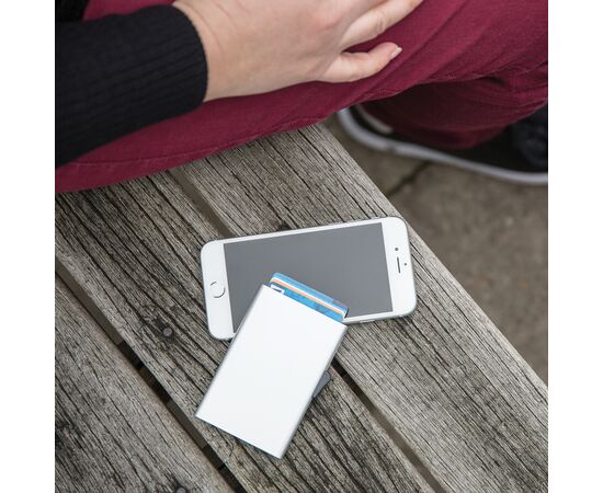 Porte-cartes en aluminium anti RFID C-Secure Argent - C-Secure P820.492